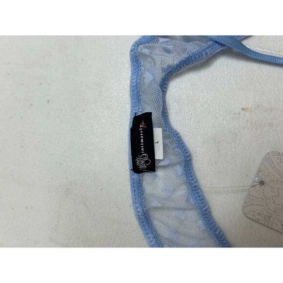 FP Intimately X Only Hearts Collab Bralette with front bow in Sky. Size L. NWT - Picture 7 of 8